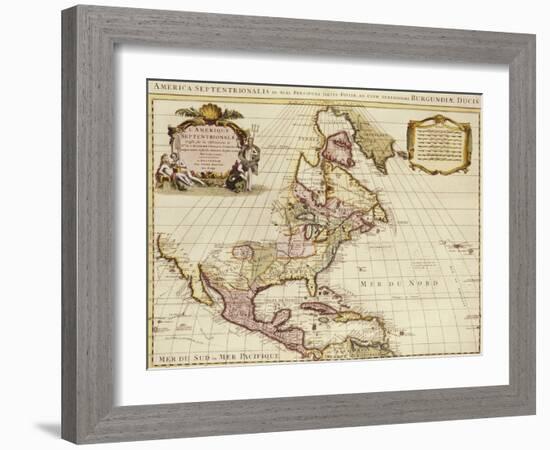 Atlas Maior circa 1705-Frederick de Wit-Framed Giclee Print