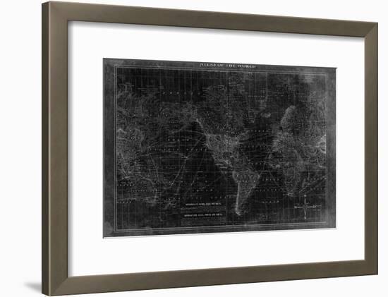 Atlas of the World-null-Framed Giclee Print