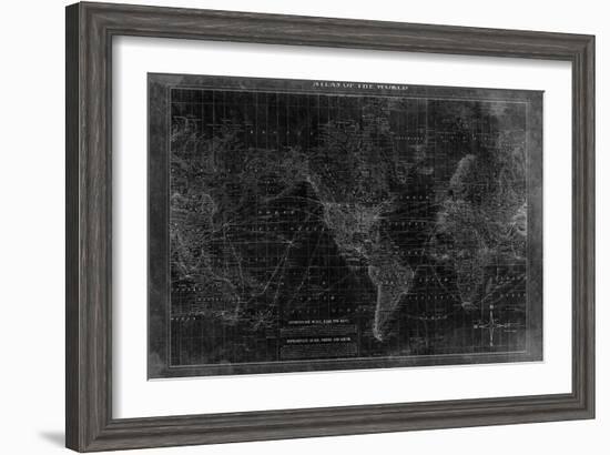 Atlas of the World-null-Framed Giclee Print