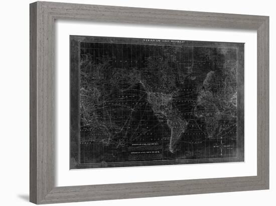 Atlas of the World-null-Framed Giclee Print