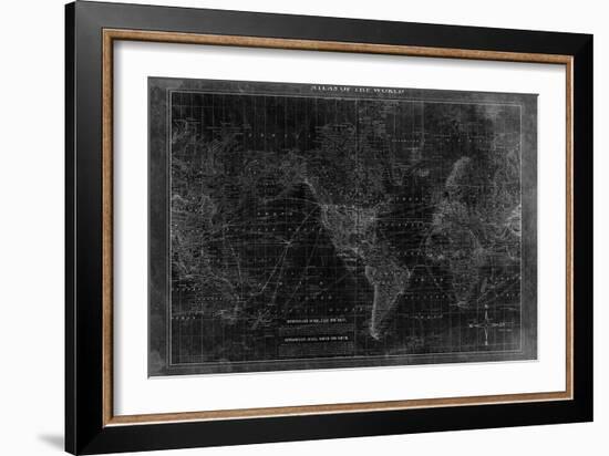 Atlas of the World-null-Framed Giclee Print