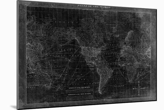 Atlas of the World-null-Mounted Giclee Print