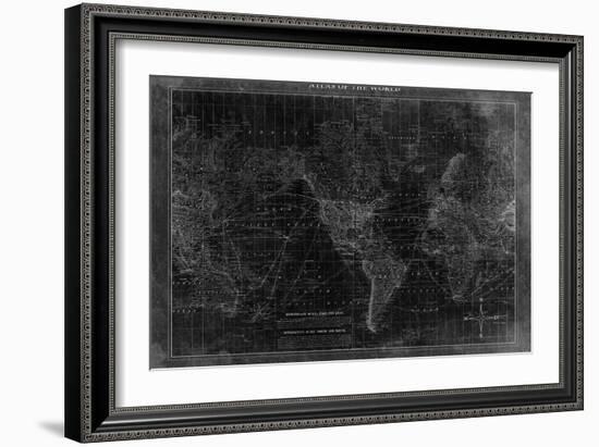 Atlas of the World-null-Framed Giclee Print