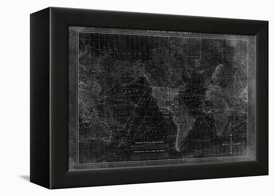 Atlas of the World-null-Framed Premier Image Canvas