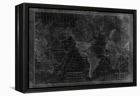 Atlas of the World-null-Framed Premier Image Canvas