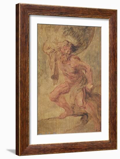 Atlas (Oil on Canvas)-Francisco Jose de Goya y Lucientes-Framed Giclee Print