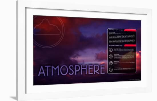Atmosphere-null-Framed Art Print