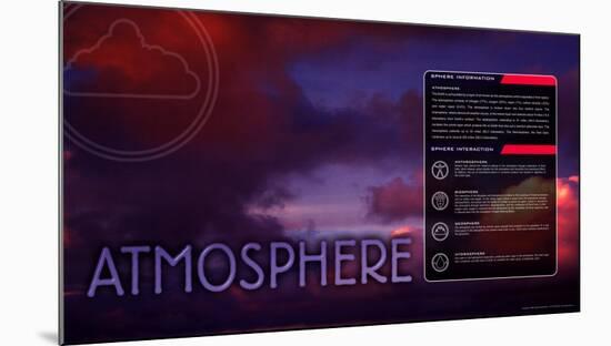 Atmosphere-null-Mounted Art Print