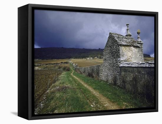 Atmospheric of Grape Grower's House, Built During the 12th Century-Walter Sanders-Framed Premier Image Canvas