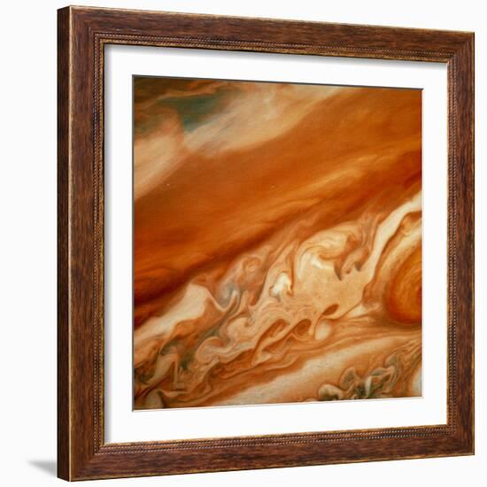 Atmospheric Waves on Jupiter-null-Framed Premium Photographic Print