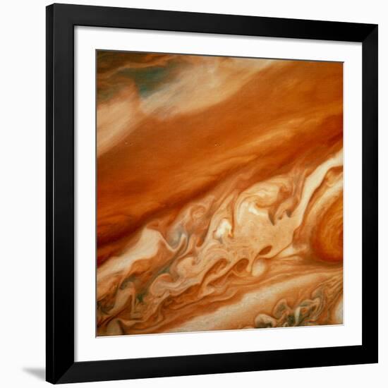 Atmospheric Waves on Jupiter-null-Framed Photographic Print