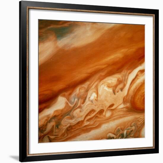 Atmospheric Waves on Jupiter-null-Framed Photographic Print