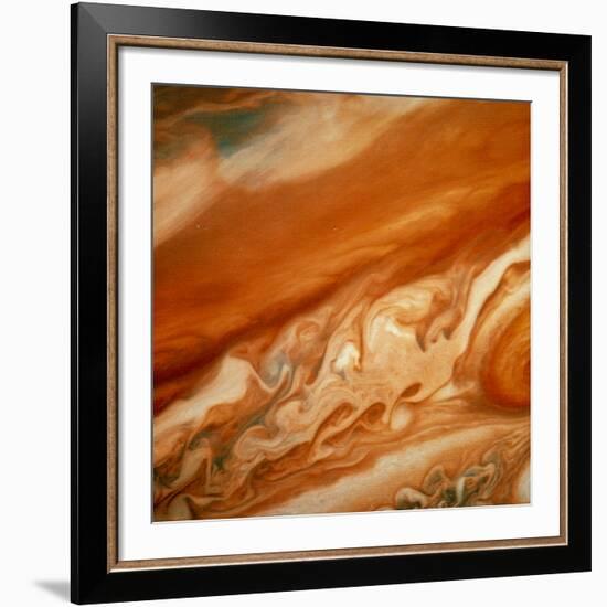 Atmospheric Waves on Jupiter-null-Framed Photographic Print