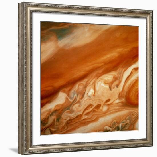 Atmospheric Waves on Jupiter-null-Framed Photographic Print