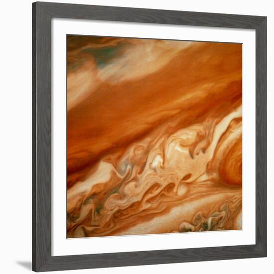 Atmospheric Waves on Jupiter-null-Framed Photographic Print