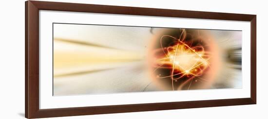 Atom Collision-null-Framed Photographic Print