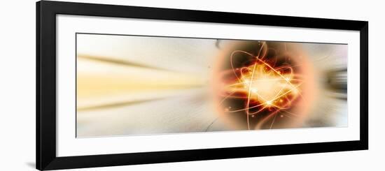 Atom Collision-null-Framed Photographic Print