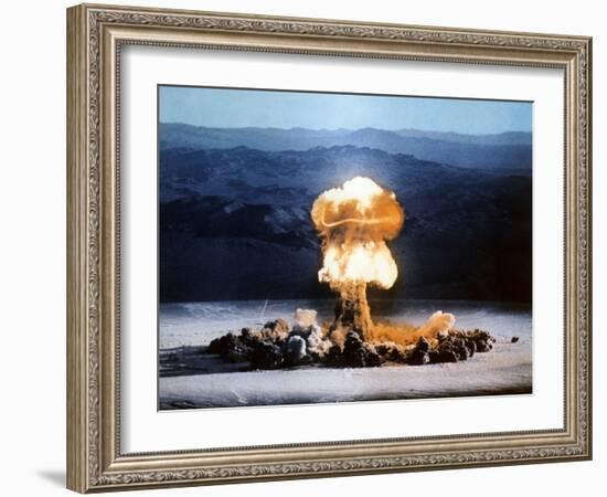 Atomic Bomb Explosion-u.s. Department of Energy-Framed Photographic Print