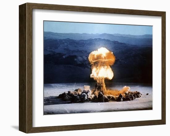 Atomic Bomb Explosion-u.s. Department of Energy-Framed Photographic Print