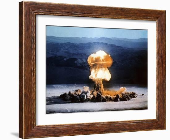 Atomic Bomb Explosion-u.s. Department of Energy-Framed Photographic Print