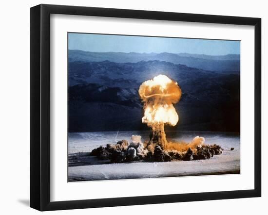 Atomic Bomb Explosion-u.s. Department of Energy-Framed Photographic Print