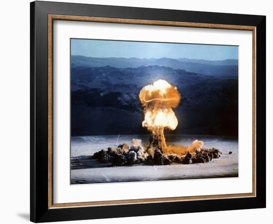Atomic Bomb Explosion-u.s. Department of Energy-Framed Photographic Print