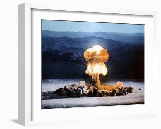 Atomic Bomb Explosion-u.s. Department of Energy-Framed Photographic Print