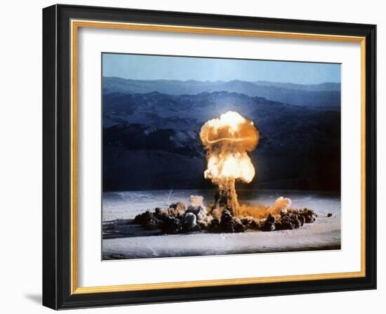 Atomic Bomb Explosion-u.s. Department of Energy-Framed Photographic Print