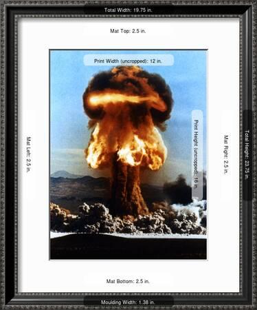 Atomic Bomb Explosion Photographic Print U S Department Of Energy Art Com