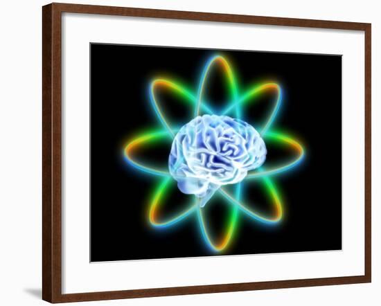 Atomic Brain-PASIEKA-Framed Photographic Print