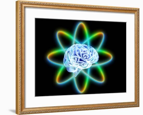 Atomic Brain-PASIEKA-Framed Photographic Print