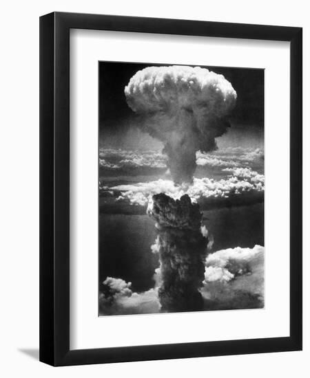 Atomic Burst Over Nagasaki, 1945-us National Archives-Framed Photographic Print