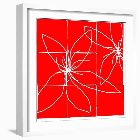 Atomic Floral Four-Jan Weiss-Framed Art Print