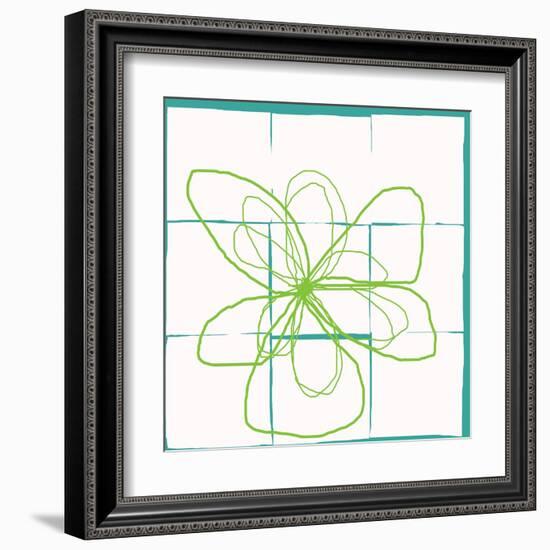 Atomic Floral Two-Jan Weiss-Framed Art Print