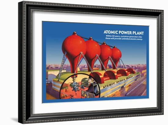 Atomic Power Plant-null-Framed Premium Giclee Print