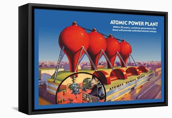 Atomic Power Plant-null-Framed Stretched Canvas