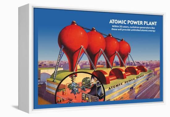 Atomic Power Plant-null-Framed Stretched Canvas