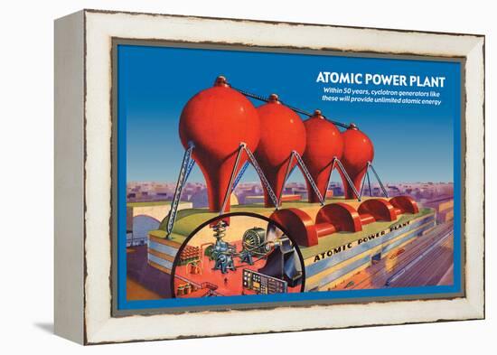 Atomic Power Plant-null-Framed Stretched Canvas