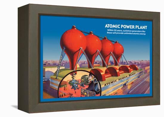 Atomic Power Plant-null-Framed Stretched Canvas