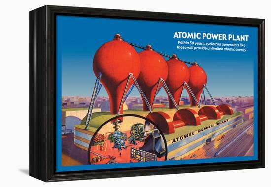 Atomic Power Plant-null-Framed Stretched Canvas