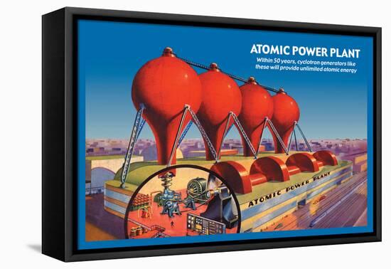 Atomic Power Plant-null-Framed Stretched Canvas