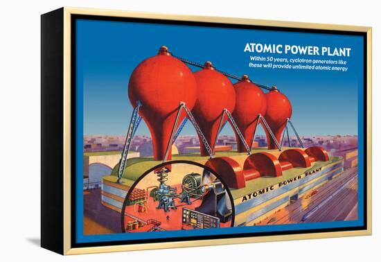 Atomic Power Plant-null-Framed Stretched Canvas