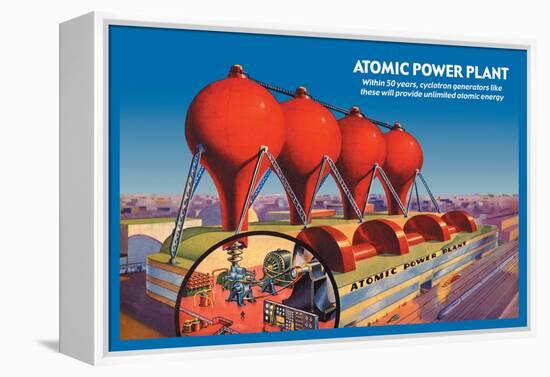 Atomic Power Plant-null-Framed Stretched Canvas