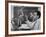 Atomic Scientists Discussing Subatomic Particles-Nat Farbman-Framed Premium Photographic Print