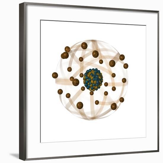 Atomic Structure, Artwork-Crown-Framed Photographic Print