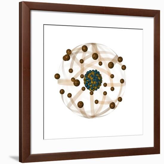 Atomic Structure, Artwork-Crown-Framed Photographic Print