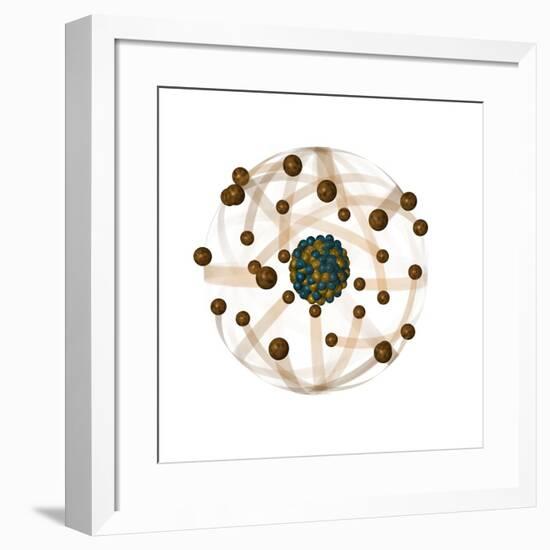 Atomic Structure, Artwork-Crown-Framed Photographic Print