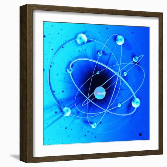 Atomic Structure-Mehau Kulyk-Framed Premium Photographic Print