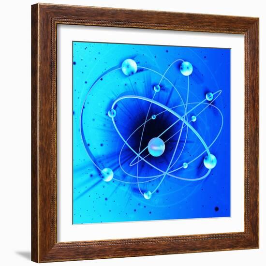 Atomic Structure-Mehau Kulyk-Framed Premium Photographic Print