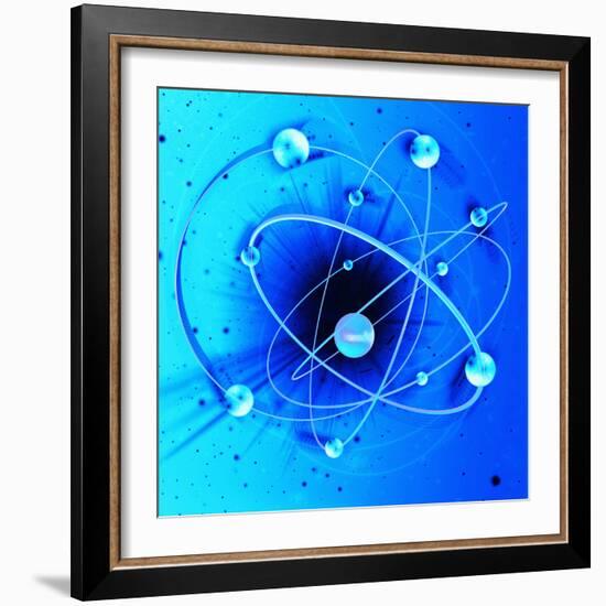 Atomic Structure-Mehau Kulyk-Framed Premium Photographic Print